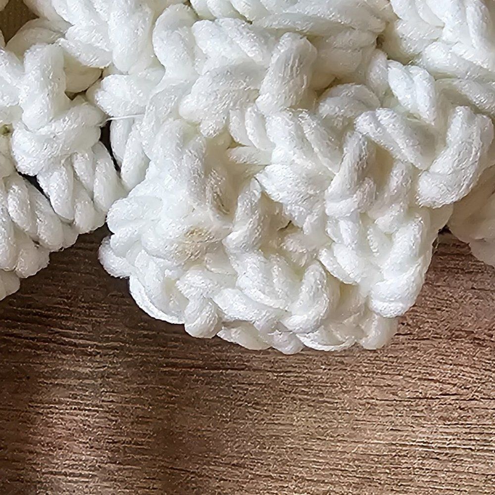 Vintage Retro Handmade Macramé Crochet handbag with Beads Boho Bohemian Grandma - Picture 12 of 12